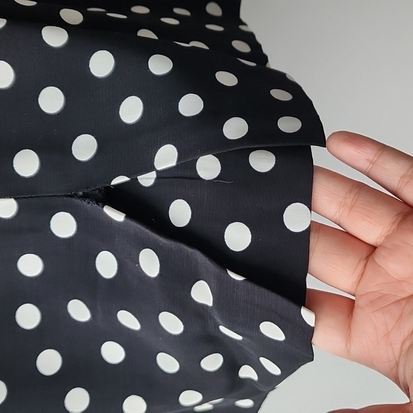 Vintage Mondi Polka Dot Fitted Dress - Picture 7 of 9